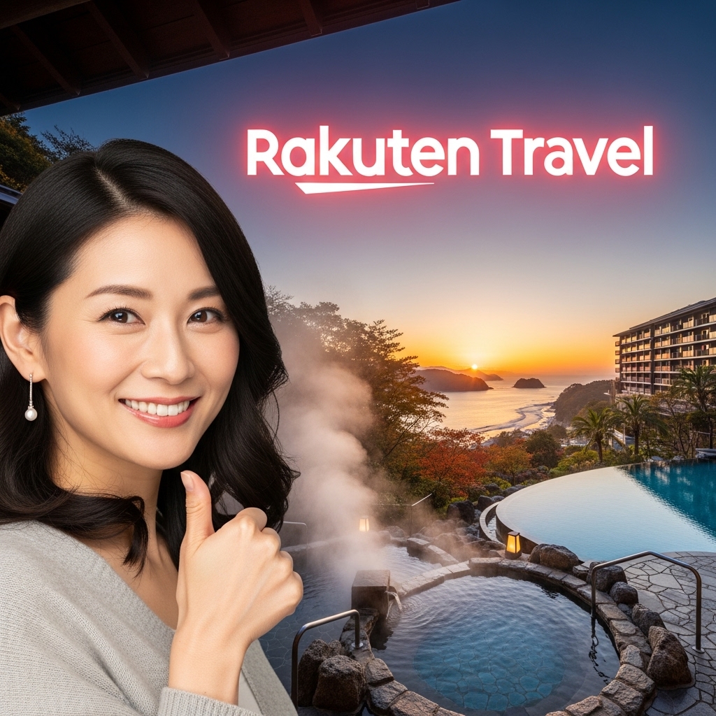 楽天トラベルのブラックフライデーをおすすめする理由と満足げな日本人旅行者