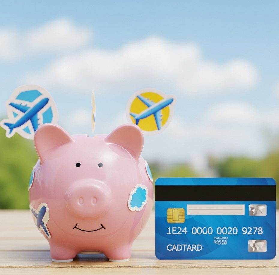 海外旅行のクレジットカード手数料を抑える節約術のイメージ。