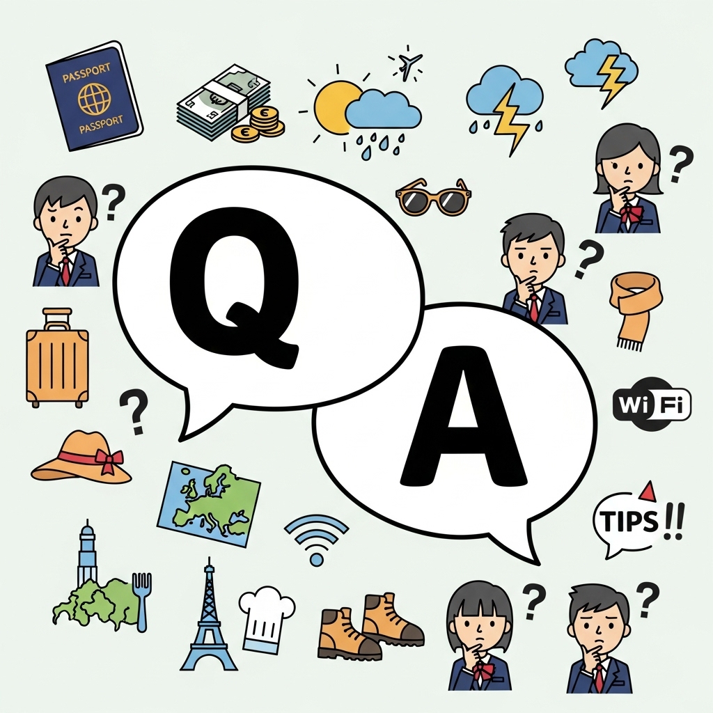 ヨーロッパ 卒業旅行 質問 Q&A