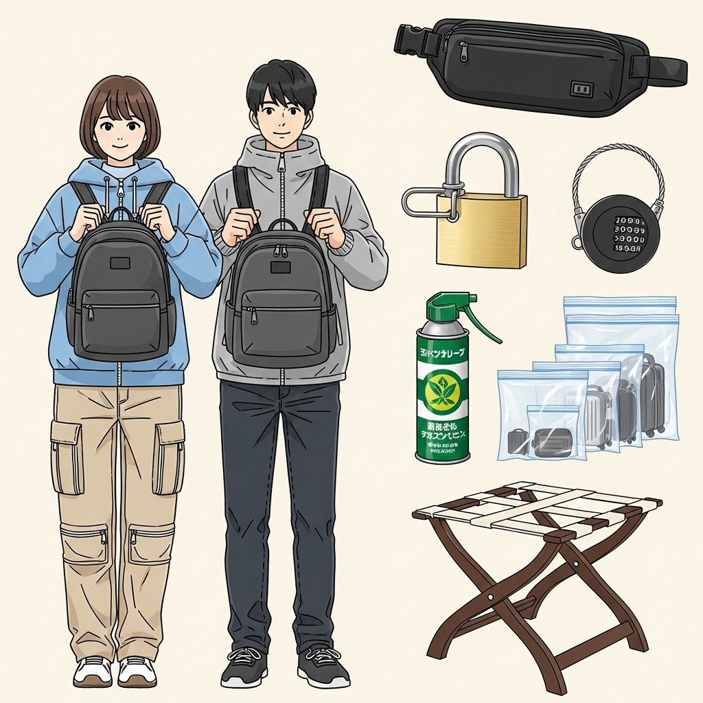 ヨーロッパ旅行 スリ トコジラミ 対策 持ち物