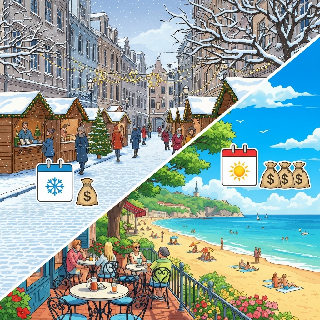 ヨーロッパ旅行 費用 相場 安い時期 カレンダー