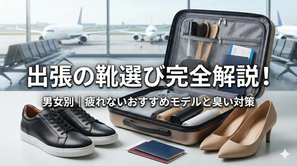 出張の靴選び完全解説！男女別｜疲れないおすすめモデルと臭い対策