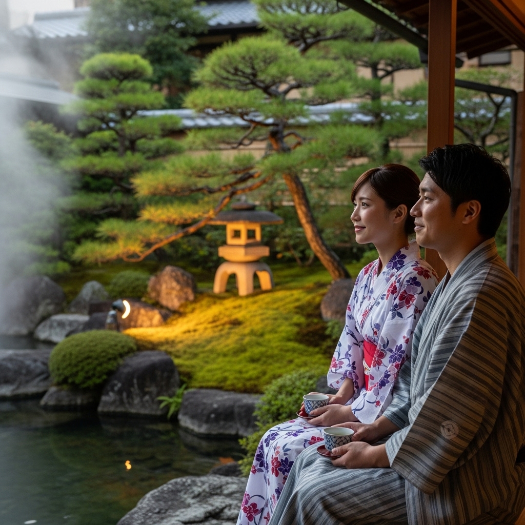 卒業旅行 国内 カップル 温泉 浴衣 旅館
