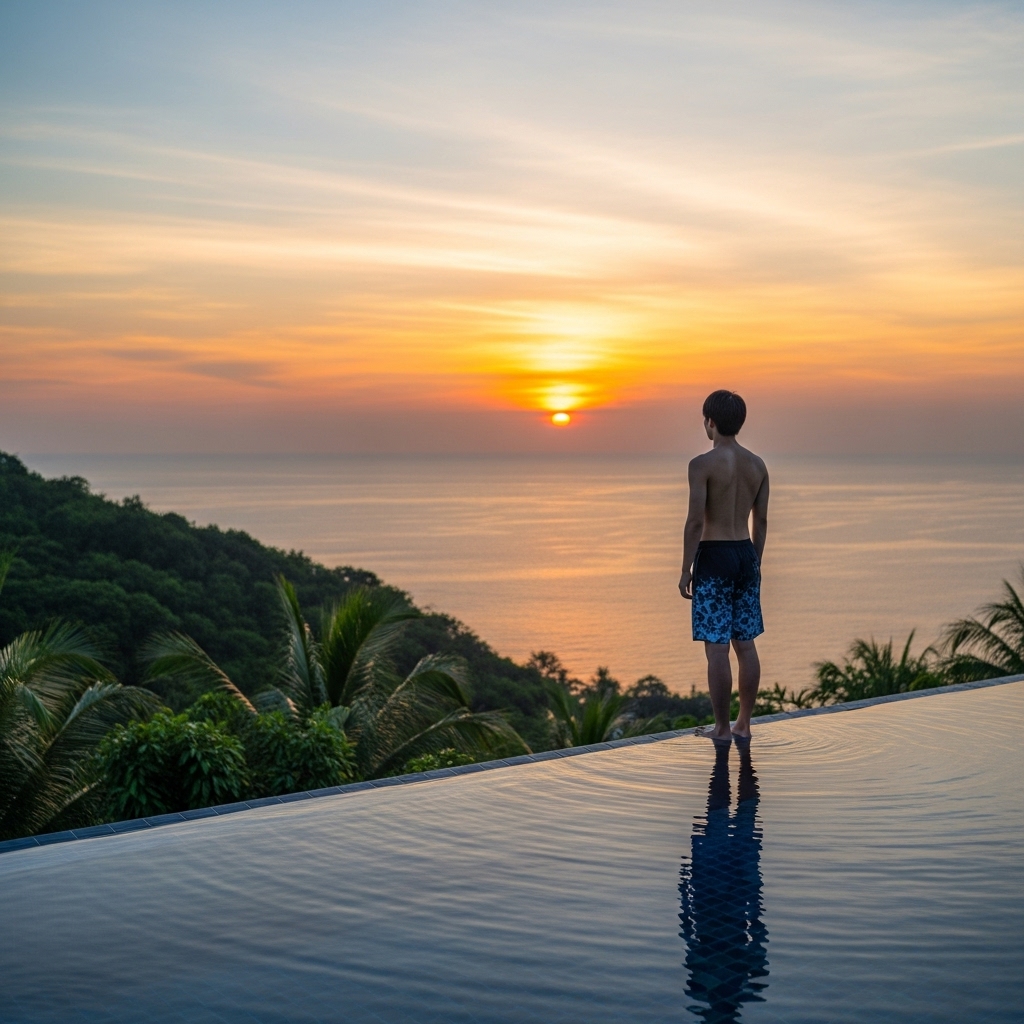 卒業旅行 アジア リゾートホテル プール 贅沢