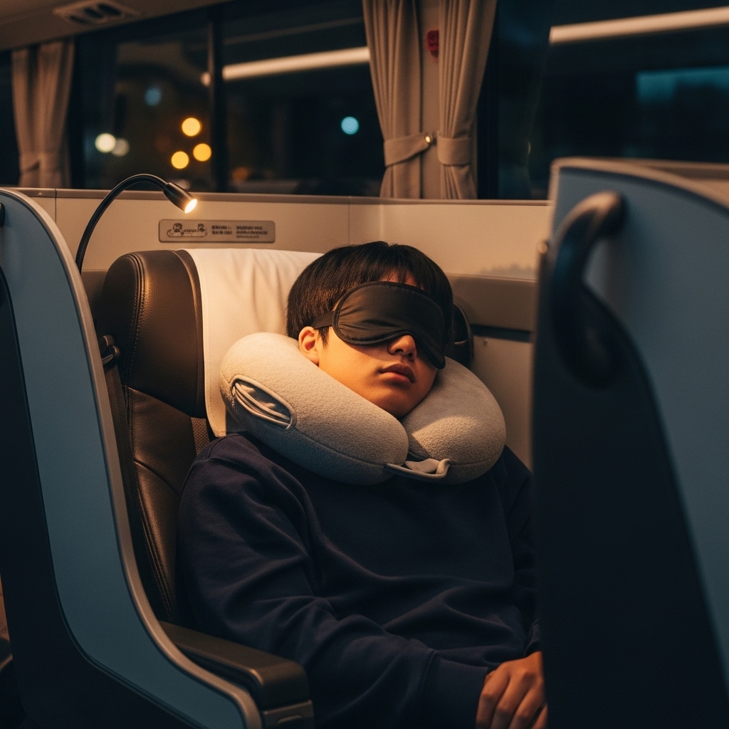 夜行バス LCC 移動費 節約 快適グッズ